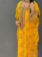پیراهن سنتی زنانه مدل جاسکی طرح زرین 02