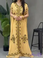 پیراهن زنانه سنتی مدل سرمه دوزی کد 100102