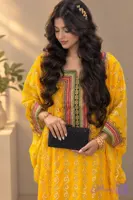 پیراهن سنتی زنانه مدل جاسکی طرح تاک