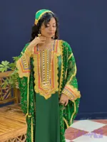 پیراهن سنتی زنانه مدل جاسکی بلند کد 2904