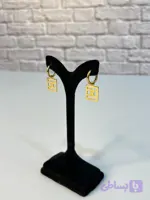 گوشواره طرح مربع کد 00326