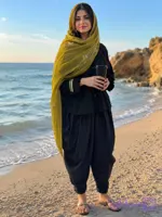 شلوار سنتی مدل سنبادی راه راه کد 1012