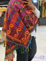 شال سوزن دوزی هندی جدید کد 230405