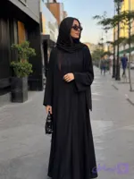 عبا مجلسی زنانه طرح گل کد3108