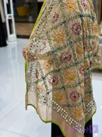 شال هندی سوزن دوزی 007