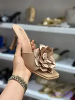 صندل زنانه مجلسی گل‌دار مدل jq385-31