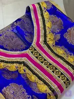 پیراهن سنتی زنانه مدل کندوره بنارسی طرح پیچک کد2210