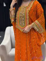 پیراهن زنانه سنتی مدل جاسکی طرح پولک کد 0123