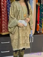 پیراهن سنتی زنانه مدل جاسکی کوتاه کد 1122