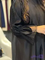 عبا مشکی مجلسی زنانه مدل الماس کد 3105
