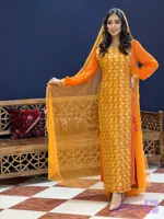 پیراهن زنانه سنتی مدل ساغر کد 100344