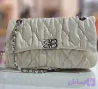 کیف چرمی مدل بالنسیاگاسفید کد 000110