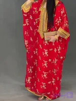 پیراهن سنتی زنانه مدل جاسکی طرح زرین 03