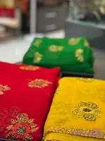 چادر بندری گلدوزی شیفون کد 220