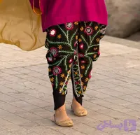 شلوار سنبادی سوزن دوزی کد 3-100263