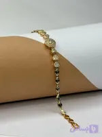 دستبند زنانه رز گلد کد 001