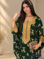 پیراهن سنتی زنانه مدل جاسکی طرح زرین 04