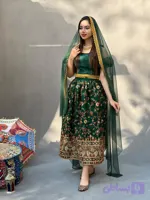 نیم تنه دامن زنانه مدل طاووس کد 3005
