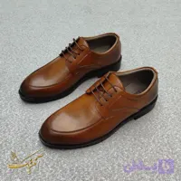 کفش چرم مردانه کد ۵۴۷ مدل ساعتی