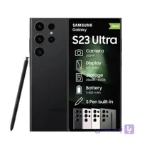 سامسونگ گلکسی S23 Ultra مشکی | حافظه ۲۵۶ گیگ، رم ۱۲ | کارکرده مشابه نو یک هفته ضمانت