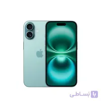 «گوشی موبایل اپل آیفون ۱۶ ۱۲۸ گیگابایت رنگ تیـل – نات‌اکتیو و پلمپ، پارت نامبر ch گارانتی شرکتی ۱۸ ماه»
