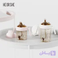 لیوان آب میوه خوری هی اور شی Heorshe
