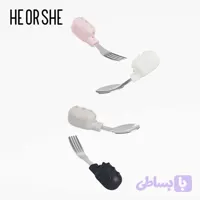 قاشق و چنگال استیل هی اورشی اصل Heorshe
