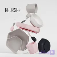 ظروف سه تیکه سلیکونی هی اور شی heorshe