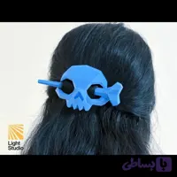 کانزاشی گیره مو مدل اسکلت و استخوان
