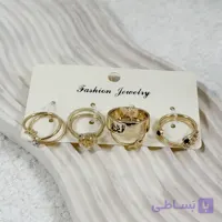 پک انگشتر زنانه ترندی کد 017
