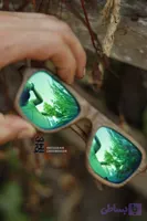 عینک چوبی از چوب گردو با عدسی با کیفیت یووی مناسب تمام سنین به همراه متعلقات و باکس مناسب