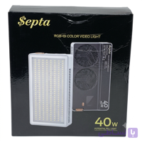پنل نور ثابت ال ای دی ار جی بی سپتا Septa Portable PB40R RGB Panel Light
