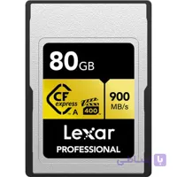 کارت حافظه لکسار Lexar 80GB CFexpress Type A Card GOLD