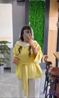 کت الانور🌞کت تک عروسکی زرد زنانه مازراتی