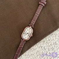 ساعت مچی بند چرمی رومی
