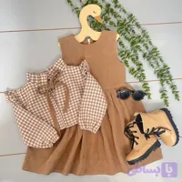سارافون کت دخترانه مدل نازلی مناسب ۲ تا ۸ سال