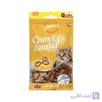 تشویقی گربه گناولرز Gnawlers 65gr نوتری مغزدار با طعم سالمون