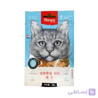 تشویقی گربه ونپی Wanpy با طعم سوشی و ماهی خام