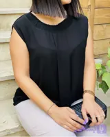 تاپ مجلسی حریر استر دار زنانه