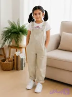 شلوار پیش بندی دخترانه