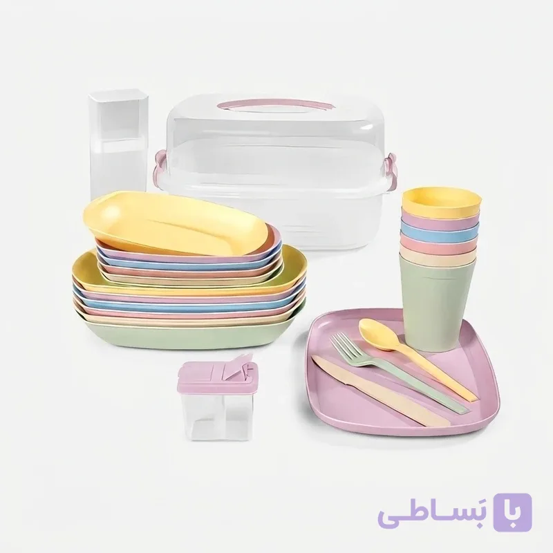 سرویس مسافرتی ۴۲ پارچه (سبد پیک نیک) لیمون کد ۲۴۳۸۲۷