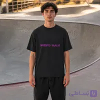 تیشرت سیاه طرح Hero Man
