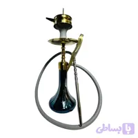 قلیان (قلیون) کرنو تنگ سرمه ای سایز کوچک
