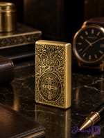 فندک بنزینی برند lighter بدنه فلزی طرح کنستانتین