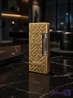 فندک گازی بغل زن برند لایتر بدنه فلزی مدل c502