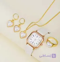 ست ساعت زنانه و پک کامل جواهرات