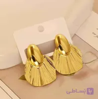 گوشواره زنانه روکش طلا میخی