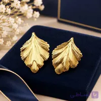 گوشواره زنانه روکش طلا طرح برگ