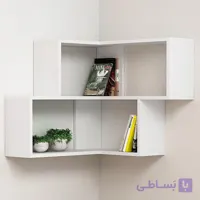 شلف و باکس دیواری 2 طبقه