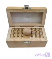 گوله قلتون هندی سایزبندی کامل | ست فرم‌دهی نیم‌کره طلاسازی (نمونه )
